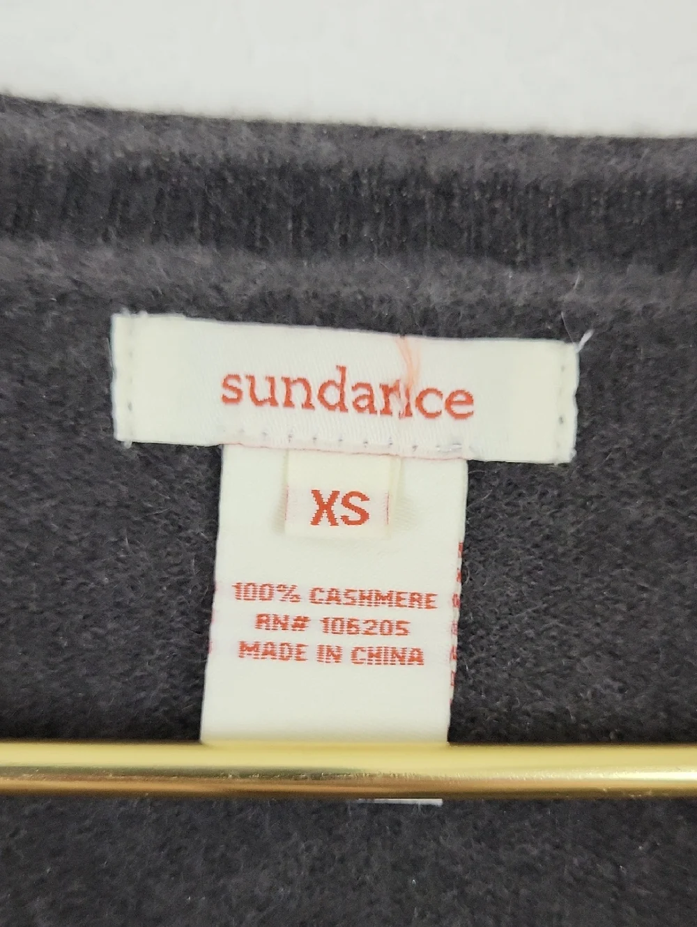 Sundance Gray Cashmere Crewneck Sweater Size XS - Picture 2 of 7